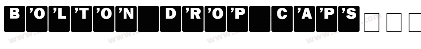 Bolton Drop Caps字体字体转换